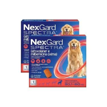 Imagem de 2 Nexgard Spectra 30 Á 60Kg Antipulgas Carrapatos Cão Cachorro cães Kit