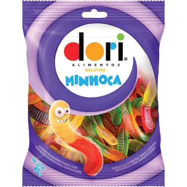 Imagem de Bala Gelat Dori Minhoca 85g