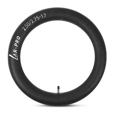 Imagem de AR-PRO Tubos internos de bicicleta suja 2,50/2,75-17, tubo de motocicleta resistente 70/100-17 com válvula reta TR4 para 110cc 125cc 140cc etc Pneus de bicicleta Dirt Pit, ciclomotor, scooters e mais