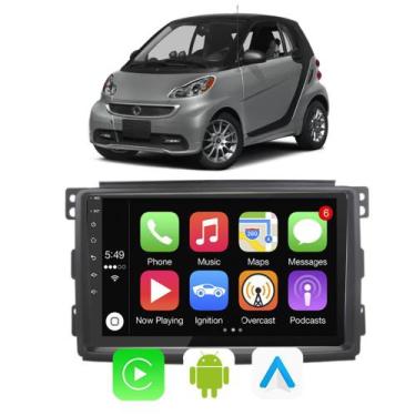 Imagem de Kit Central Multimidia Android Auto Smart Fortwo 09 10 11 12 13 14 15 