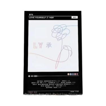 Imagem de Pôster De Álbum De Música De Grupo De Meninos B-BTS Kpop Art Print Par