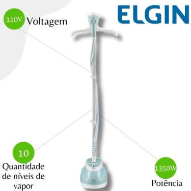 Imagem de Passadeira De Roupa Vapor Vertical Elgin STM10 Branco - 110V