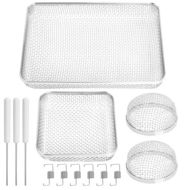 Imagem de Tela de forno RV para cobertura de ventilação de aquecedor de água RV, tela de insetos RV, tela de insetos voadores, malha de aço inoxidável com ferramenta de instalação