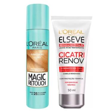 Imagem de L'Oréal Paris Magic Retouch + Cicatri Renov Kit - Leave-In + Corretivo