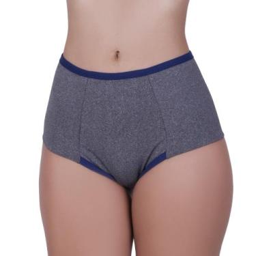 Imagem de Calcinha Compressão Cós Alto Mescla Modeladora - c3 CALCINHA REBECA - 