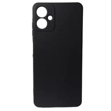 Imagem de Capinha Silicone Aveludada para Samsung Galaxy A07 4G Case Preta - XCA