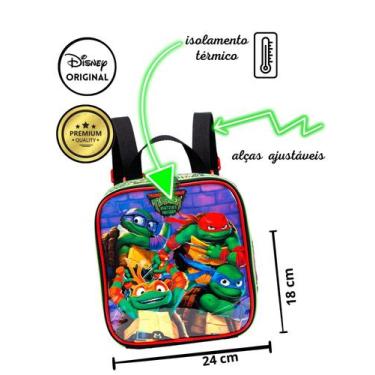 Imagem de Lancheira Térmica Tartarugas Ninjas Original Disney 11874 - Xeryus