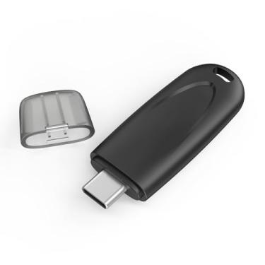 Imagem de Pen drive USB C de 256 GB USB 3.2 até 450 MB/s tipo-C para Android, iPhone 15/16, console de jogos, laptop, preto