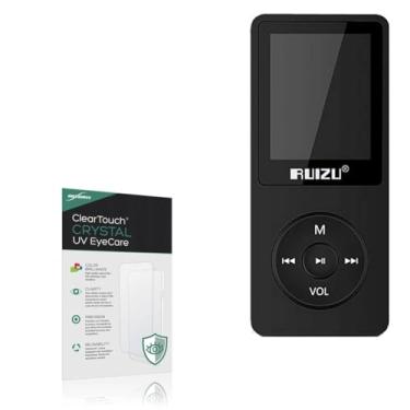 Imagem de BoxWave Protetor de tela compatível com o leitor de MP3 Bluetooth RUIZU X02 - ClearTouch Crystal Anti-UV Eye Care (pacote com 2), filtra a luz azul prejudicial reduz a fadiga