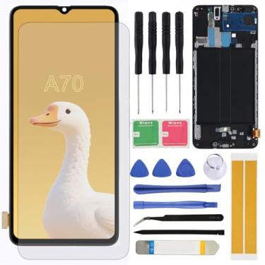 Imagem de Tela LCD de substituição para Galaxy A70 2019 A705F SM-A705F A705F A705DS 16.7 cm LCD Display Touch Digitizer Assembly com ferramentas