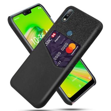 Imagem de Capa para ASUS Zenfone ZB634KL,Tela e tampa de couro PU,Antideslizante,360°cobertura completa à prova de choque com 1 slot de cartão atrás,Prevenção de queda-Black
