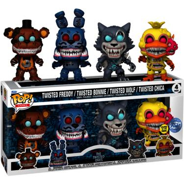 Imagem de Funko Pop Five Nights At Feddy Exclusive The Twisted 4 Pack