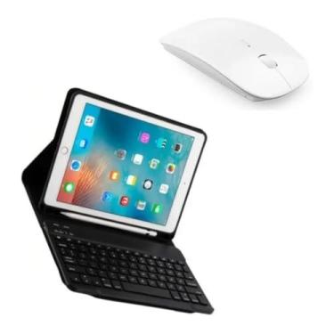 Imagem de Kit Case Capa Para iPad 5° A1822 / A1823 E 6º A1893 / A1954 iPad Air 1 9.7 pol - A1474 / A1475 / A1476 + Mouse Teclado Bluetooth