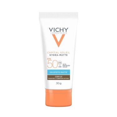Imagem de Protetor Solar Vichy Capital Sole Hydra Matte FPS 50 Cor 5.0 30g