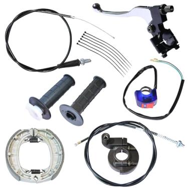Imagem de JNDO Kit De Montagem Acelerador Para Mini Bicicleta, Alavanca Freio A Tambor 7/8, 22 Mm, Manoplas Guidão Adequadas Coleman Bt200X, Ct200U, Ct200U-Ex, Baja Warrior, Massimo Mb200, Predator 212Cc, 196