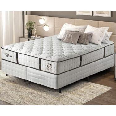 Imagem de Cama Box Conjugado King com Colchão (193x69x203) Veneza II Gazin CR353