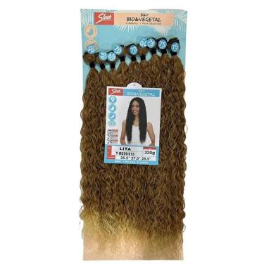 Imagem de Cabelo Cacheado Oganico De Bio Fibra Sleek - Lita 320g Cor:t-m209-613