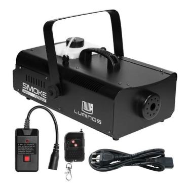 Imagem de Máquina de Fumaça Smoke 2000 Controle Com e Sem Fio 2000w 220v da Lumi