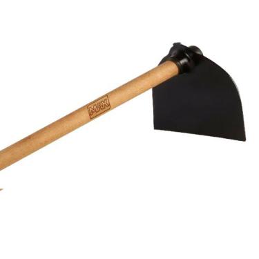 Imagem de Enxada Larga 26x20cm Preta com Cabo 1,3m - 45360 - MAX - Max Ferrament