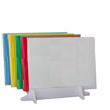Imagem de Conjunto De 5 Tábuas Lisas Polietileno Coloridas Com Suporte