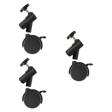 Imagem de Generic 3 peças Rodas de suporte de luz Black Selfie Nylon Broadcasts Live Streamings Studio Fotografia Gravação giratória giratória, 19 Milímetros