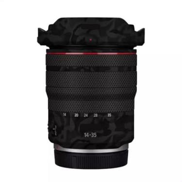 Imagem de RF 14-35 4 Adesivo de lente de câmera para Canon RF 14-35 mm F4 Macro Coat Wraps Película Protetor Vinil Decalque Skin (Shadow Camo Preto)