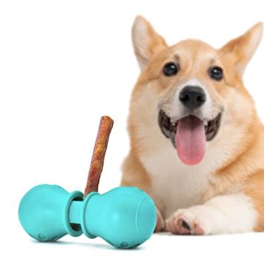 Imagem de BoniVet Suporte de bastão para cães, suporte para mastigar, dispositivo de segurança para evitar asfixia (verde, grande)