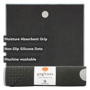 Imagem de Manduka Toalha de tapete de ioga Yogitoes – Toalha de ginástica de microfibra antiderrapante para ioga quente, pilates, exercício, treino, refrescamento e toalha de suor 180 cm