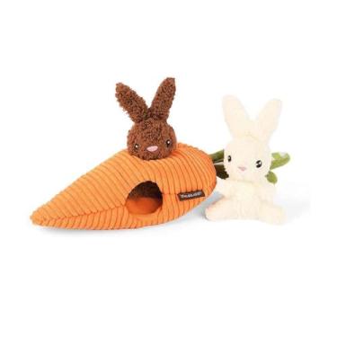 Imagem de P.L.A.Y. PET LIFESTYLE AND YOU Brinquedos De Pelúcia Fofos Para Cães Play - Hippity Hoppity, Brinquedo Mastigar Durável Com Tema Páscoa, Ótimo Filhotes E Pequenos, Médios Grandes, Lavável À Máquina,