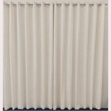 Imagem de Cortina Para Sala Quarto Porta Linho Com Forro 6,00x2,60 - Salvatex, L
