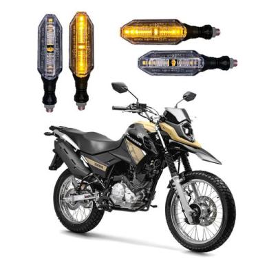 Imagem de KIT 4 Setas Esportivas Pisca de Led Modelo P26 Para Moto XTZ 150 CROSS