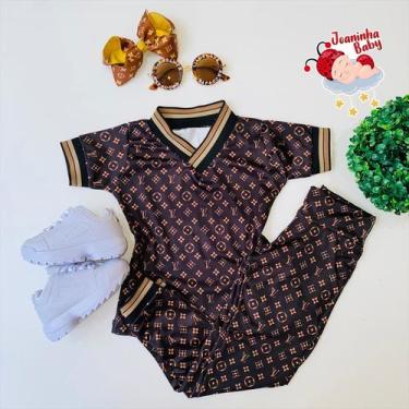Imagem de Conjunto Inspiração Griffe LV (Não acompanham acessórios) - JOANINHA B