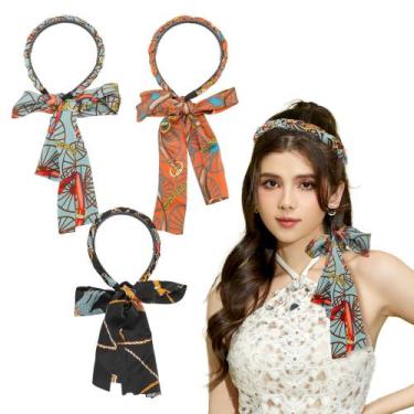 Imagem de Bandanas MATUFF Knotted, 3 peças para mulheres com laço