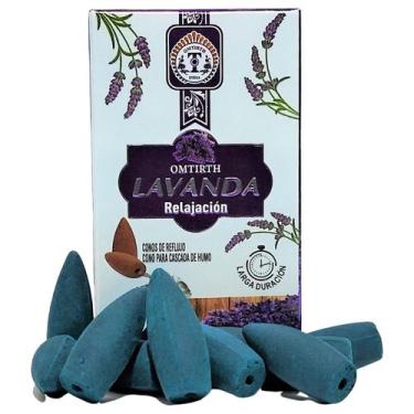 Imagem de Aroma de lavanda com cones de cachoeira de incenso - Omtirth - Lightbe