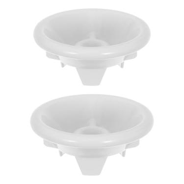 Imagem de 2 peças capa de drenagem de mictório filtro de mictório de banheiro para banheiros públicos prevenção de respingos branco 2 76X2 76X1 18 polegadas