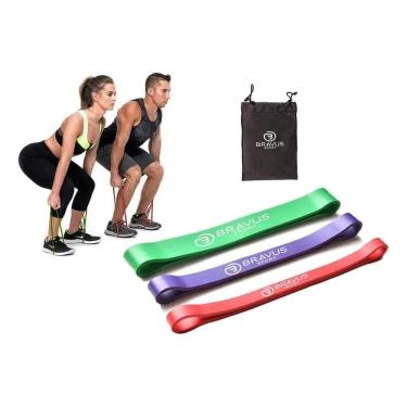 Imagem de 2X Kit 3 Super Mini Bands Forte,Super Forte E Super Extra Fo