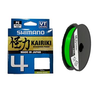 Imagem de SHIMANO, LINHA DE PESCA MULTIFILAMENTO SHIMANO KAIRIKI 4X LD M54TE 10LB - 4,5KG - 0.130MM - 150M - VERDE
