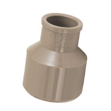 Imagem de Bucha Reducao Marrom Longa 50X25MM LL Krona UN 0371
