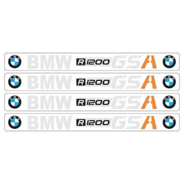 Imagem de Adesivo Refletivo Compatível com BMW - Logo - Cromo Sign