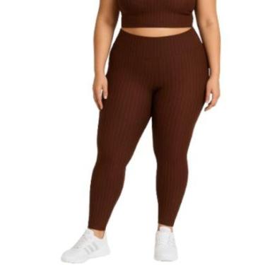 Imagem de Calça Legging Plus Size New Zig 3D Bella Fiore Poliamida Cós Alto Academia Moda Fitness Musculação-Feminino