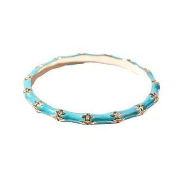 Imagem de Kenneth Jay Lane Pulseiras ou pulseiras de cetim de bambu esmaltado e dourado, Medium