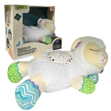 Imagem de Ovelha Carneiro Projetor Quarto Bebe Pelucia Antialergica Luzes e Sons