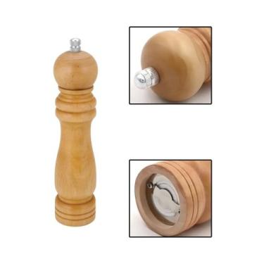 Imagem de Moedor Manual Sal Pimenta Grãos Temperos MDF 21cm - UnyHome