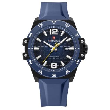 Imagem de Relógio de Quartzo Casual Masculino Á prova d´agua Pulseira Silicone Esportivo