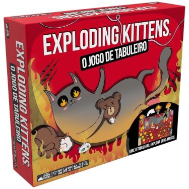 Imagem de Exploding Kittens: O Jogo de Tabuleiro Jogo de Tabuleiro Asmodee Galápagos