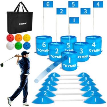 Imagem de Conjunto de jogos de golfe TOYMNI Golf Practice Chipping Game com aces