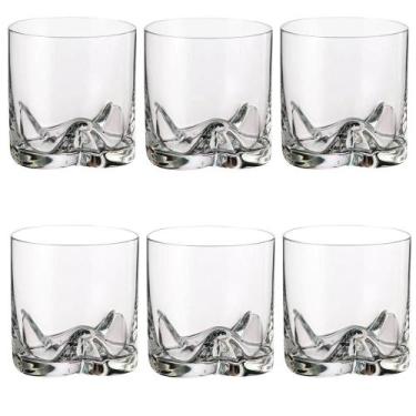 Imagem de Jogo de 6 copos para wisky Bohemia Crystal 20.589.280 Trio 280ml