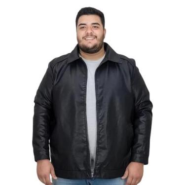 Imagem de Jaqueta Masculina material sintético Plus Size Inverno - Samara Moda, 