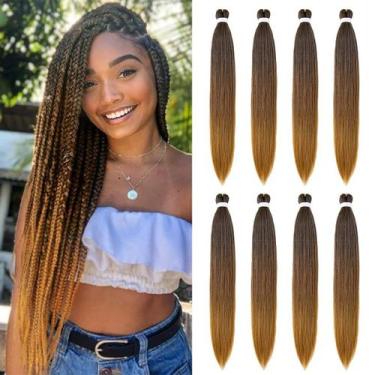 Imagem de Braiding Hair Fairise, pré-esticado, pacote com 8, 110 g/pacote de 30 