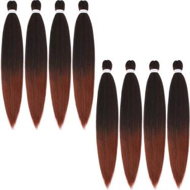 Imagem de Braiding Hair Alrence pré-esticado de 32 polegadas, 8 pacotes T1B/350